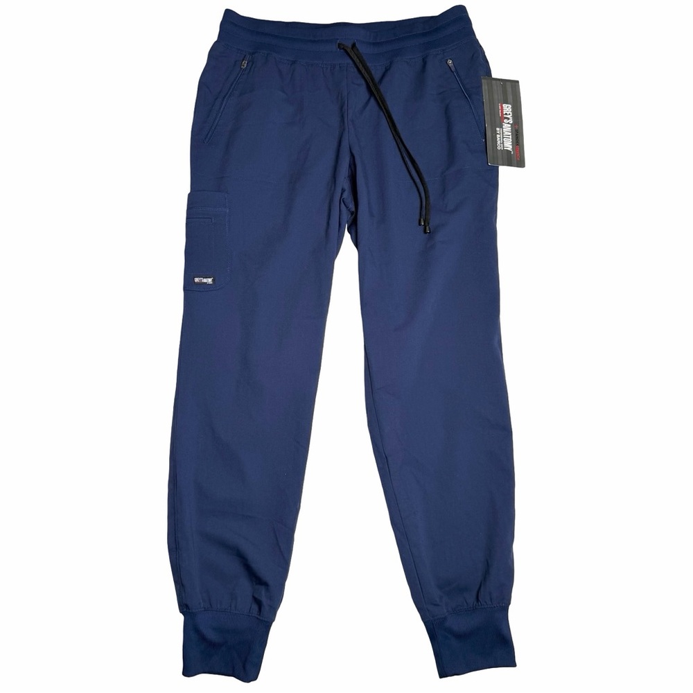 Grey’s Anatomy by Barco Eden Jogger Stretch Scrub Pants Indigo Women’s Sz M